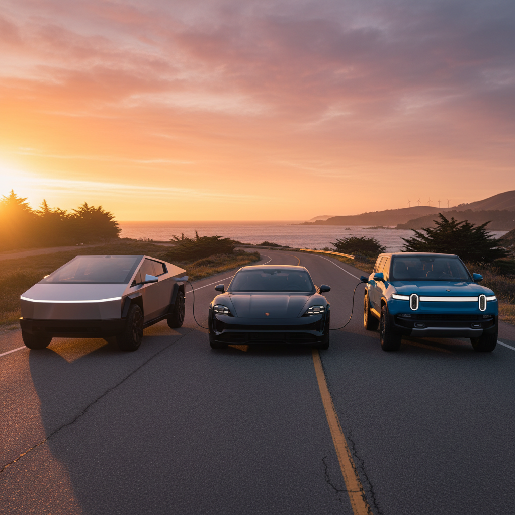 Tesla, BYD, and Rivian in California: The Key EV Players in 2025