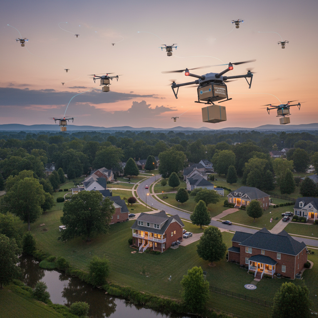 North & South Carolina Capitalize on Amazon’s Drone Delivery Expansion for Logistics