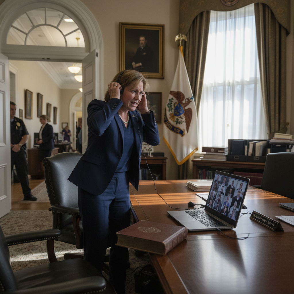 Collier Walks Out on Newsom Call During Redistricting Debate in Texas