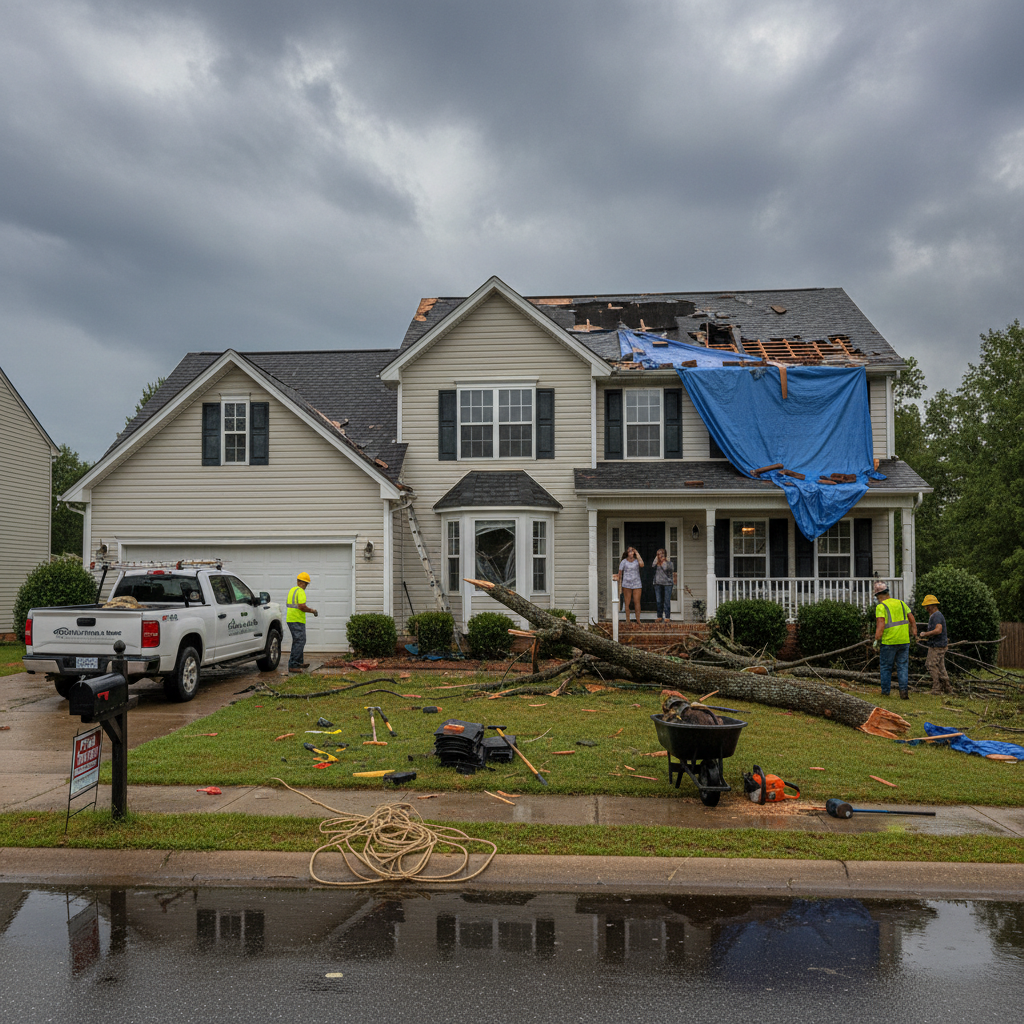 Carolinas Homeowners Grapple with Rising Insurance Deductibles and Storm Repair Bills