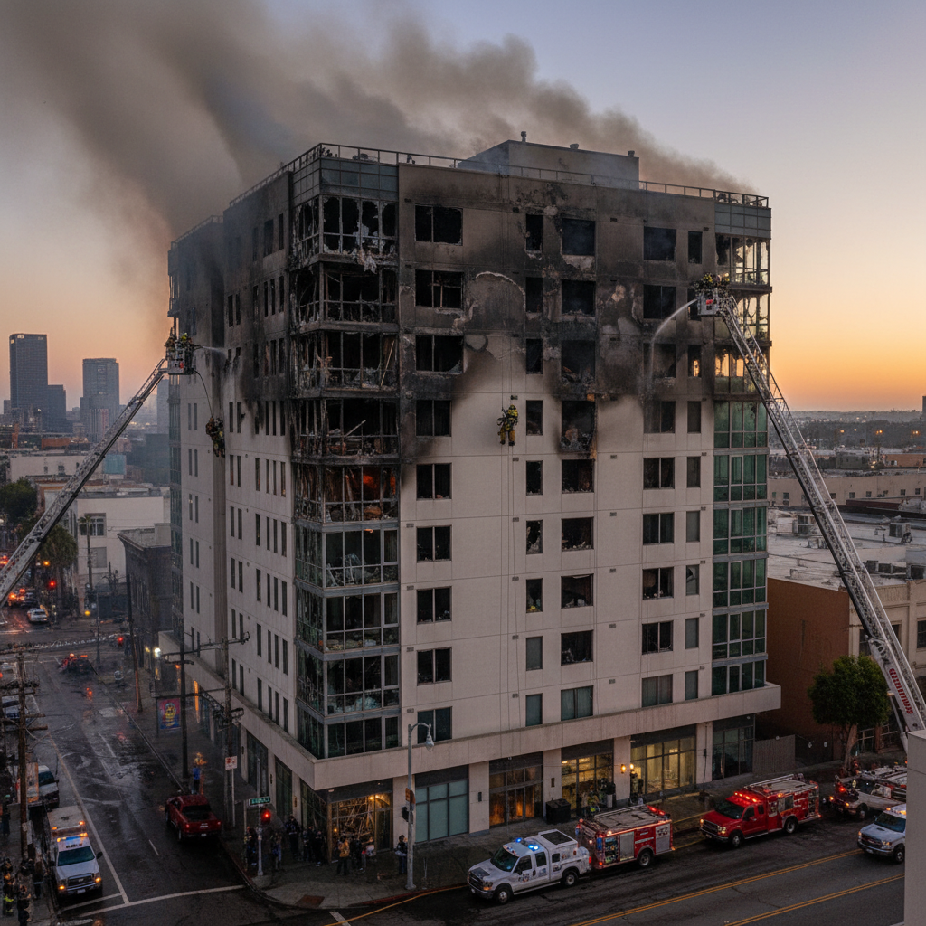 Oakland Apartment Fire Displaces Dozens and Claims Pet’s Life