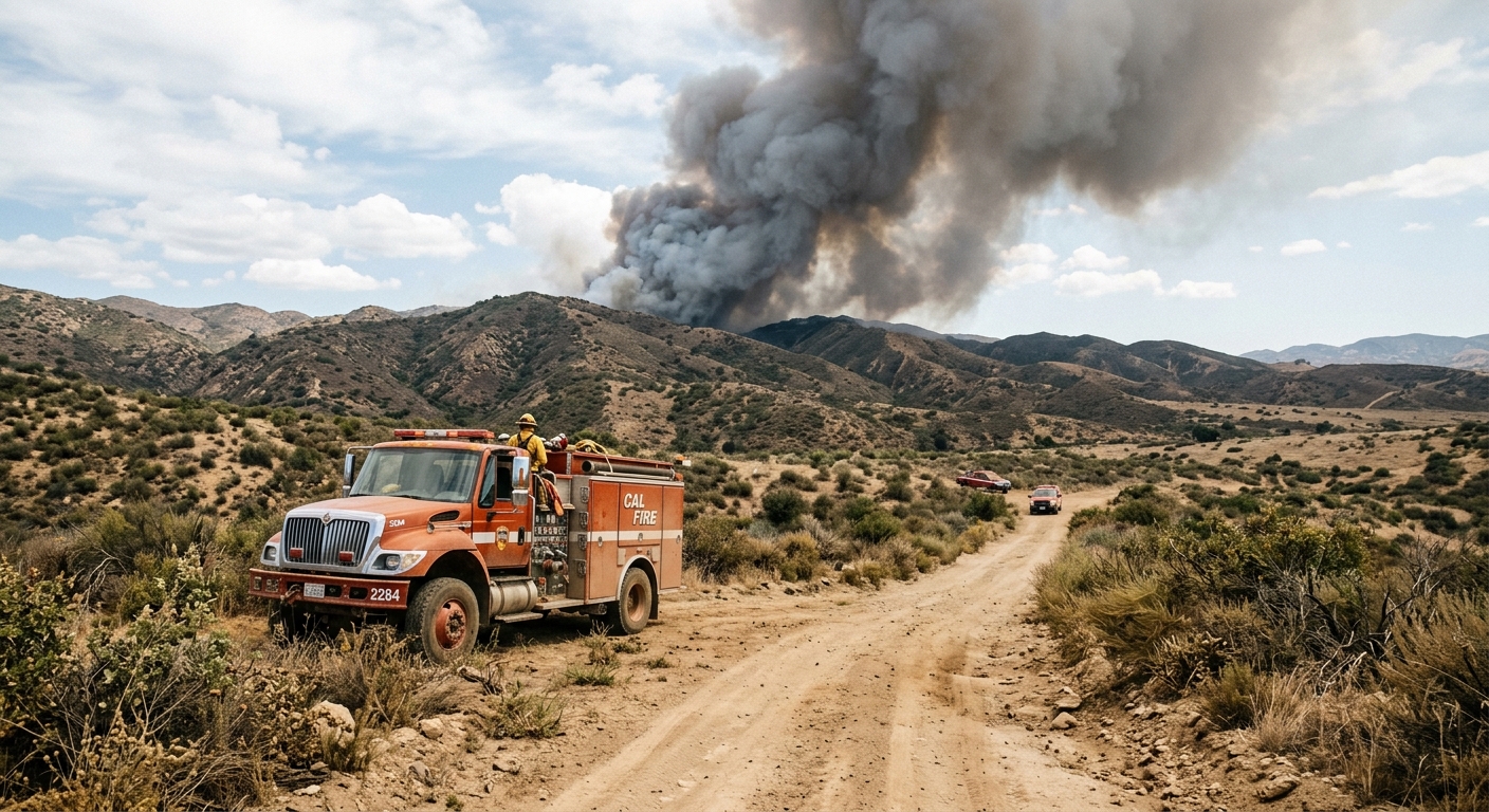 South El Monte Fire Prompts Evacuations Near LA Clay Shooting Park