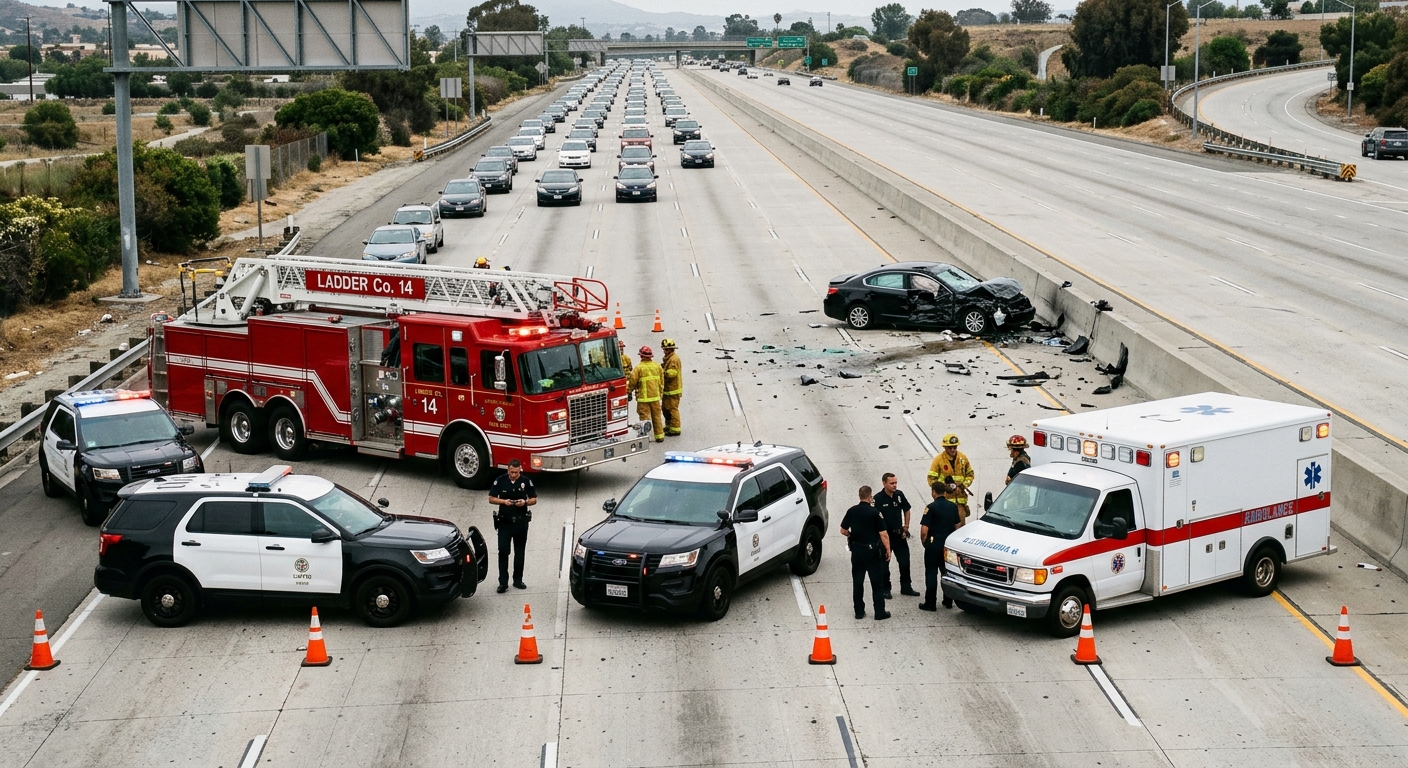 Wrong-Way Driver Causes Fatal Multi-Vehicle Crash on California’s 405 Freeway