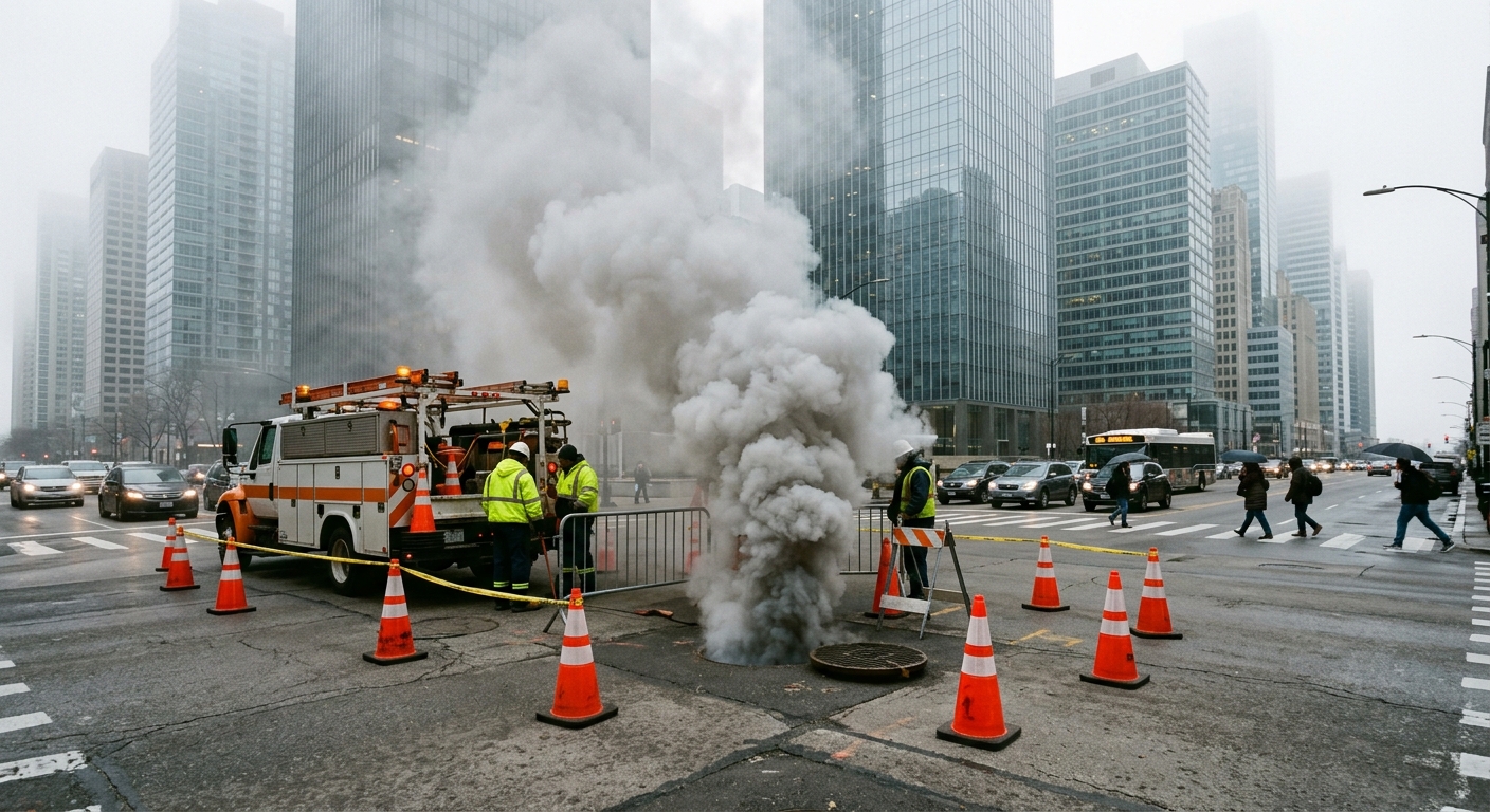 Smoke from Underground Electrical Lines Causes Disruptions in Downtown San Francisco
