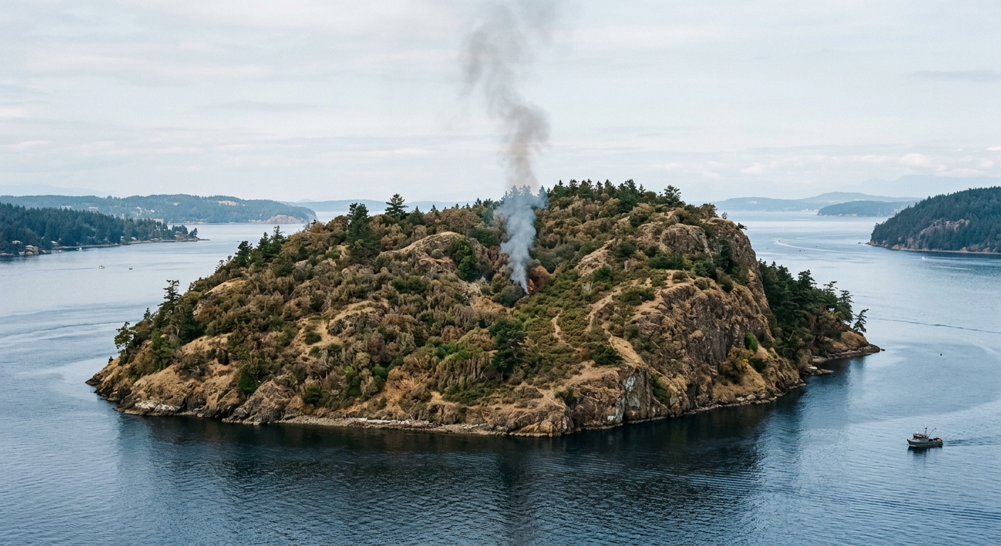 Prescribed Burn Progresses on Angel Island to Enhance Wildfire Prevention